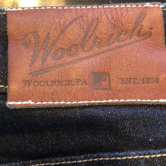 Woolrich 93% Cotton Dark Wash Five Pocket Straight Leg Jeans Size 12 - Picture 10 of 10